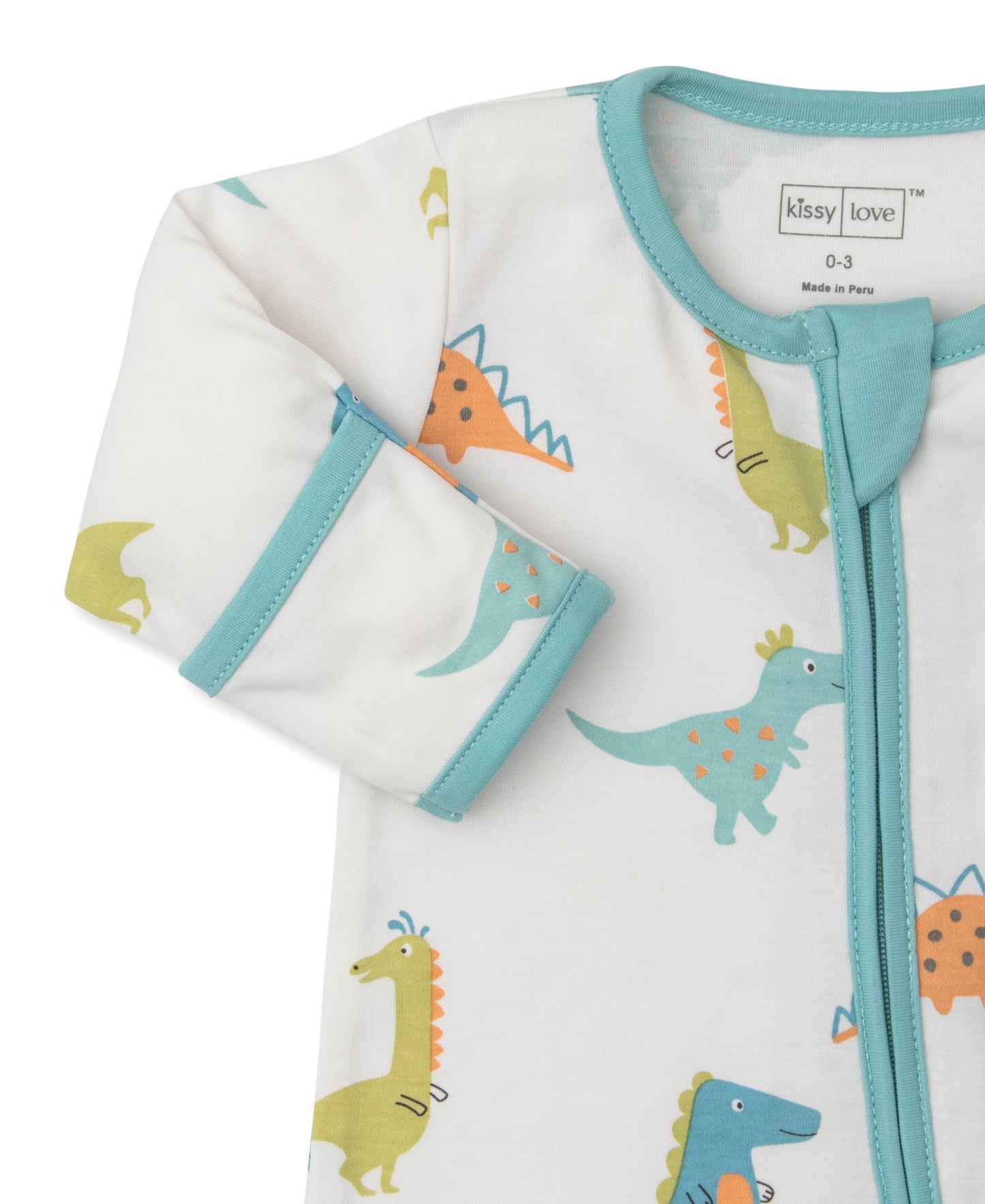 Kissy Kissy Dino Party Footie 3m