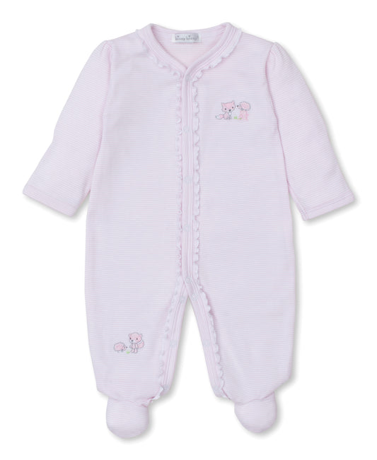 Kissy Kissy Forest Fun Zip Footie Pink 6-9m