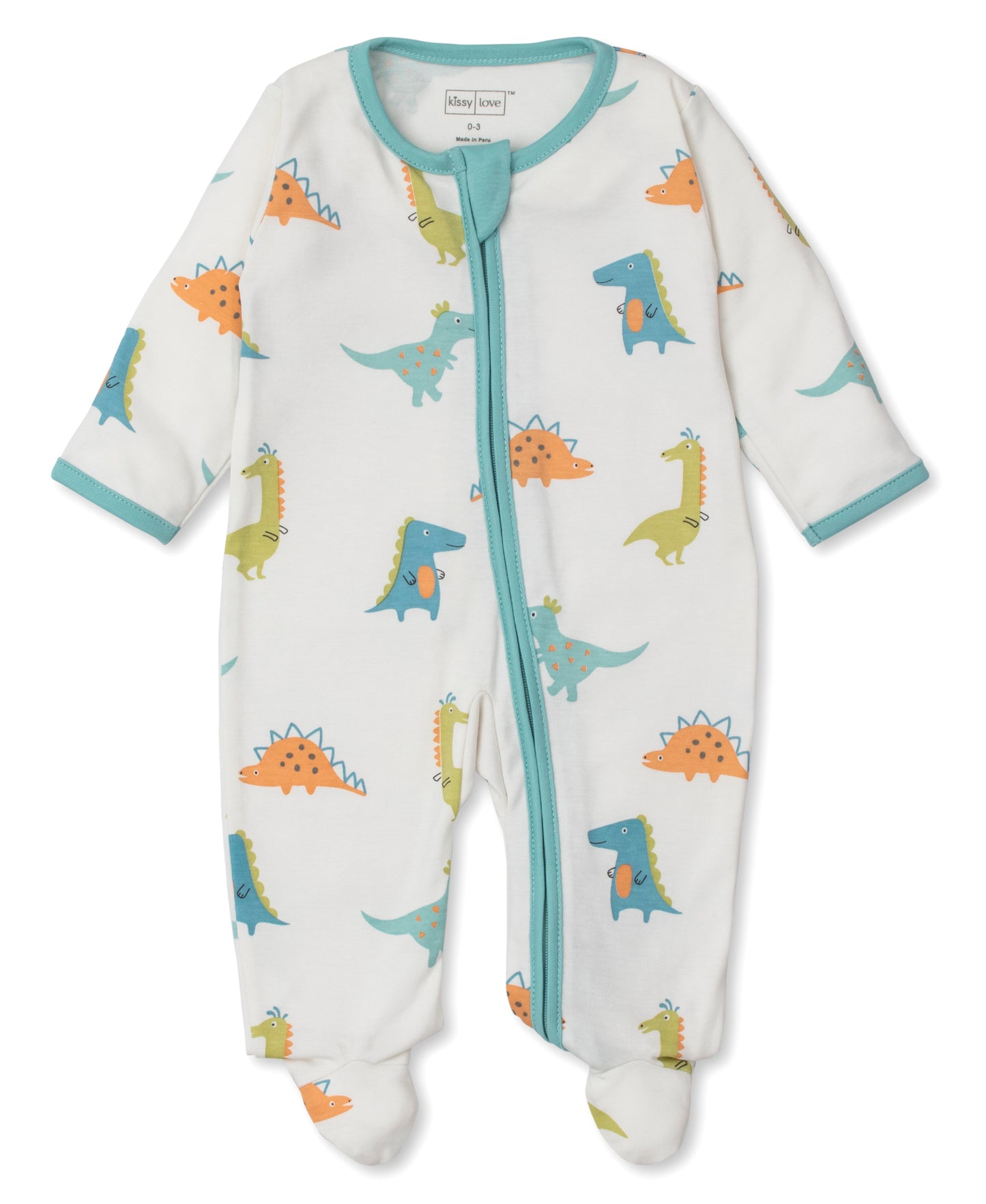 Kissy Kissy Dino Party Footie 3m