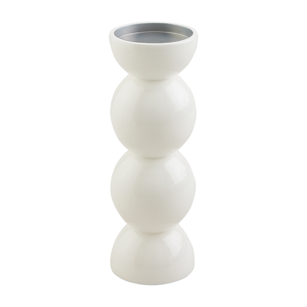 Candlestick White Lacquer SMALL